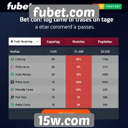 Comparação entre fubet.com e concorrentes no mercado
